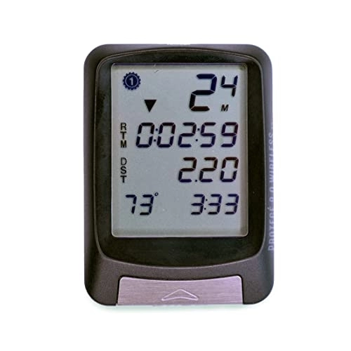 Ordinateurs de vélo : Planet Bike Protege 9.0 Wireless 9 Fonction Ordinateur de vélo avec écran de 4 lignes et température