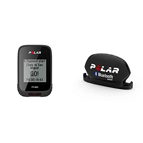 Ordinateurs de vélo : Polar - M460 - Compteur vélo GPS Intégré - Noir & Smart Kit Cadence Bluetooth