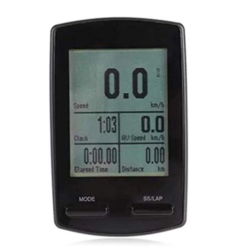 Ordinateurs de vélo : PQXOER Compteur de vélo sans fil avec mode d'économie d'énergie automatique pour compteur de vitesse, compteur kilométrique et suivi du cyclisme étanche