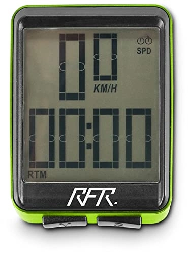 Ordinateurs de vélo : RFR 14094 Compteur de vélo sans fil CMPT Green 12 fonctions