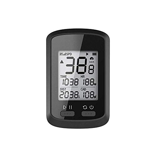 Ordinateurs de vélo : Suudada Vélo Chronomètre Rétro-Éclairage Automatique 1, 8 Pouces Écran LCD Étanche Ordinateur Compteur De Vitesse sans Fil Vélo GPS Chronomètre Vélo Minuterie