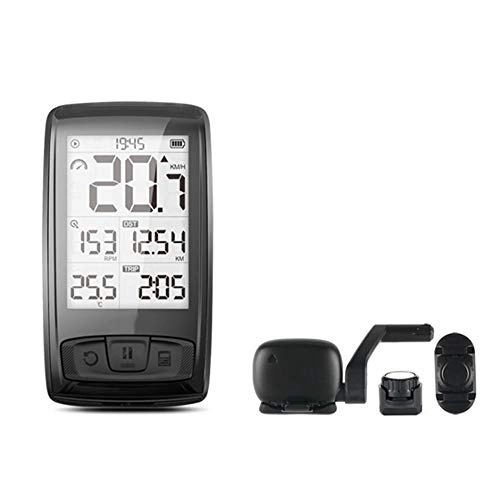 Ordinateurs de vélo : SYY GPS Ordinateur de vélo, vélo Compteur de Vitesse sans Fil Vitesse d'affichage Exercice Temps Altitude étanche pour Mountain Bikes Route