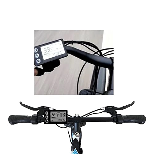 Ordinateurs de vélo : Techigher Écran LCD pour vélo électrique, compteur de vitesse S866, compteur intelligent étanche pour vélo électrique, compteur d'affichage des données d'écran pour scooters, vélo électrique,