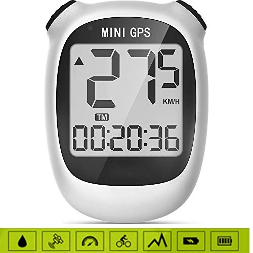 Ordinateurs de vélo : Thole Mini Ordinateur VéLo GPS M3 De sans Fil éTanche à La Pluie Compteur Vitesse KiloméTrique LCD Affichage ChronomèTre