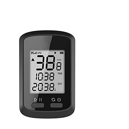 Ordinateurs de vélo : TLJF Ordinateur De Vélo GPS Compteur De Vitesse GPS Ordinateur De Vélo sans Fil étanche Road Cycling Cyclisme VTT Odométrique Bluetooth Sync Strava AppPortable pour l'escalade