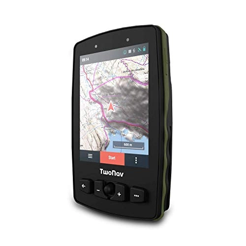 Ordinateurs de vélo : TwoNav - GPS Aventura 2 - Trekking Alpinisme / Joystick / Écran 3, 7" / Autonomie 36 h + Batterie Amovible / Mémoire 16 Go + Fente MicroSD / Carte SIM / Carte topographique + routière incluses