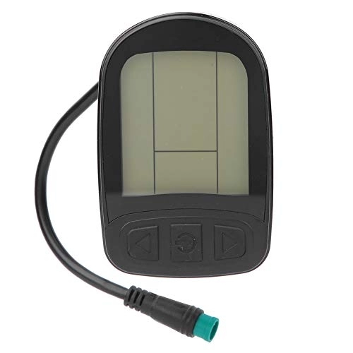 Ordinateurs de vélo : Uadme Compteur d'affichage LCD de vélo - Compteur d'affichage LCD électrique en Plastique KT-LCD5 avec connecteur étanche pour la Modification de vélo