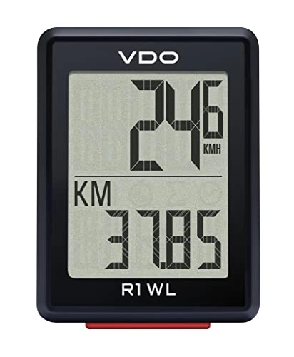 Ordinateurs de vélo : VDO R1 WL ATS Ordinateurs Unisexe-Adult, Schwarz, TU