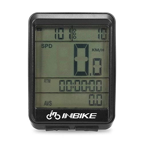 Ordinateurs de vélo : WJSW Fil / sans Fil Vélo Ordinateur Vélo LED Compteur Vitesse Odomètre Rétro-Éclairage LCD Écran Tachymètre Étanche