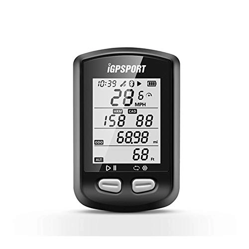 Ordinateurs de vélo : WSGYX Ordinateur GPS étanche IPX6 sans Fil Compteur de Vitesse numérique vélo Chronomètre Cyclisme Vélo Sport Informatique Compteur de Vitesse (Color : IGS10)