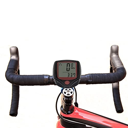 Ordinateurs de vélo : WSXKA Compteur de Vitesse de vélo, Compteur de Vitesse de vélo câblé avec écran de rétroéclairage LCD Multifonction de 1, 4 Pouces, odomètre de vélo étanche, Suivi de Vitesse précis et Multifonction