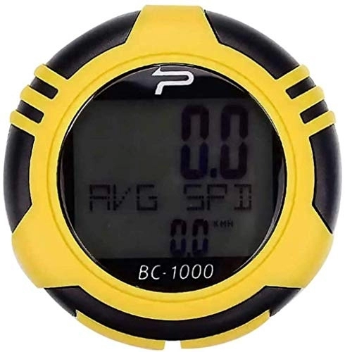Ordinateurs de vélo : WYJW Solid Bike Computer Bicycle Speedometer Bike Odometer Cycling Computer for Outdoor Cycling 9Yellow Durable