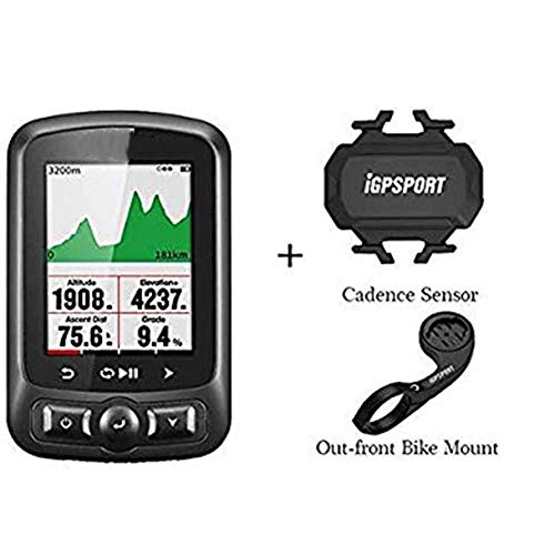 Ordinateurs de vélo : XIEXJ Ordinateur De Vélo, Bluetooth Compteur De Vitesse Vélo Chronomètre Numérique (Capteur De Cadence + Out-Frontale Bike)