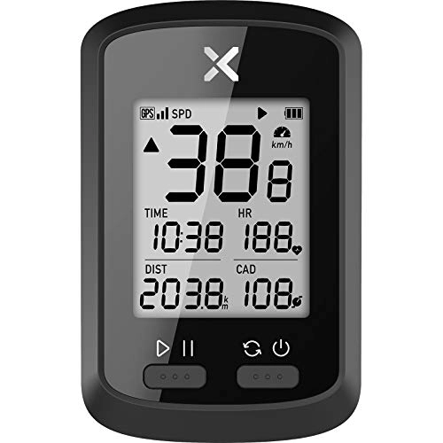 Ordinateurs de vélo : XOSS G+ Compteur de vitesse GPS sans fil étanche pour vélo de route VTT Bluetooth ANT+ peut se connecter avec des capteurs de cadence, XOSS G+.