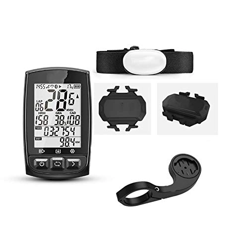 Ordinateurs de vélo : xunlei Extérieur Bike Speedometer GPS Bluetooth Bicycle Wireless Stopwatch Speedometer Cycling Bike Support Ordinateur Imperméable À L’Eau