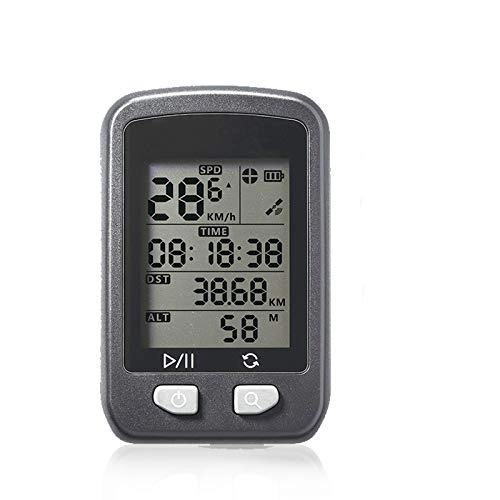 Ordinateurs de vélo : xunlei Vlo Speedometer Odometer Cyclisme Bike GPS Ordinateur sans Fil Speedometer Waterproof Ipx6 Bicycle Bike Backlight Sports Computer Accessories