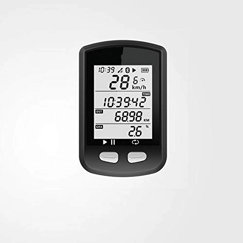 Ordinateurs de vélo : xunlei Vélo Speedometer Odometer Enabled Bike Bicycle Computer Speedometer GPS Wireless Bicycle Odometer Ble Antmd