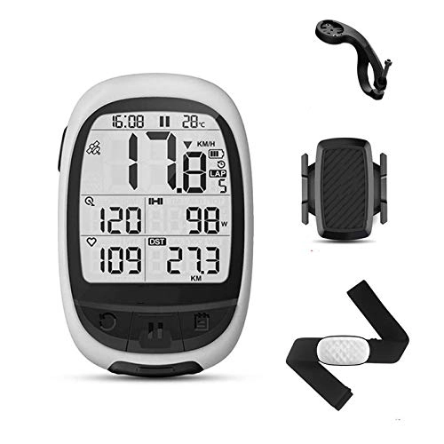 Ordinateurs de vélo : xunlei Vélo Speedometer Odometer GPS Bicycle Computer Wireless Speedometer Ble4.0 / antmd Bike Odometer Speed / Cadence Sensor Heart Rate Monitor Optionnel