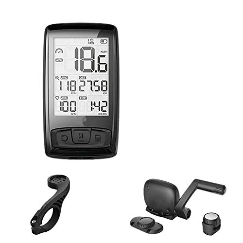Ordinateurs de vélo : xunlei Vélo Speedometer Odometer Wireless Bicycle Computer Road Bike Bike Speedometer Speedometer Speed Sensor MTB Bluetooth Antmd Heart Rate Monitor (en)