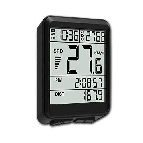 Ordinateurs de vélo : YEATOP Imperméable à l'eau sans Fil LCD odomètre Compteur de Vitesse de vélo rétro-éclairage chronomètre Compteur de Vitesse Ordinateur de vélo