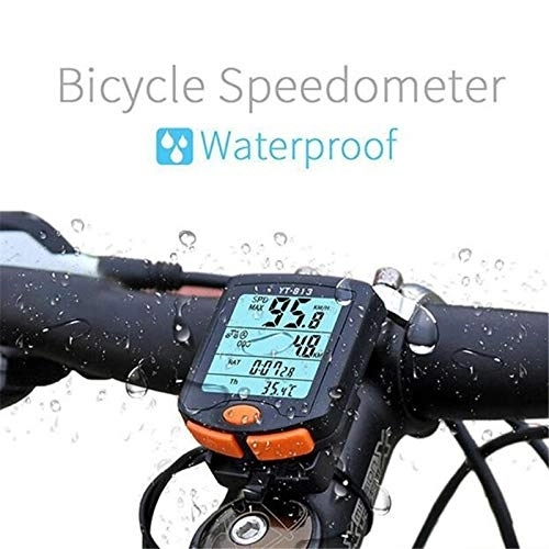 Ordinateurs de vélo : YMYGCC Ordinateur de vélo Cycle sans Fil Ordinateur de vélo Compteur de Vitesse vélo et Compteur kilométrique étanche avec rétro-éclairage 94 (Color : Black)