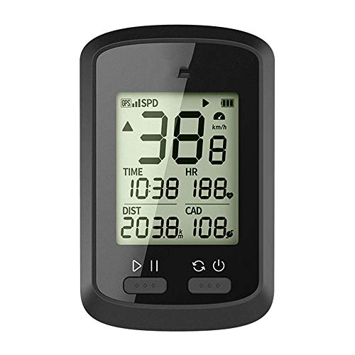 Ordinateurs de vélo : YSYDE Ordinateur de vélo GPS, Compteur kilométrique de Compteur de Vitesse de vélo étanche sans Fil, avec Application rétroéclairage Automatique à écran LCD de 1, 8 Pouces, pour Balade à vélo