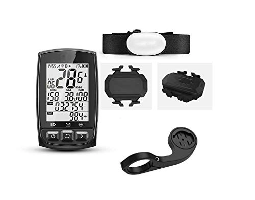 Ordinateurs de vélo : YUNDING Compteur kilomtrique GPS Cyclisme Ordinateur sans Fil Ipx7 tanche Vlo Chronomtre Numrique Vlo Compteur De Vitesse Ant + Bluetooth 4.0