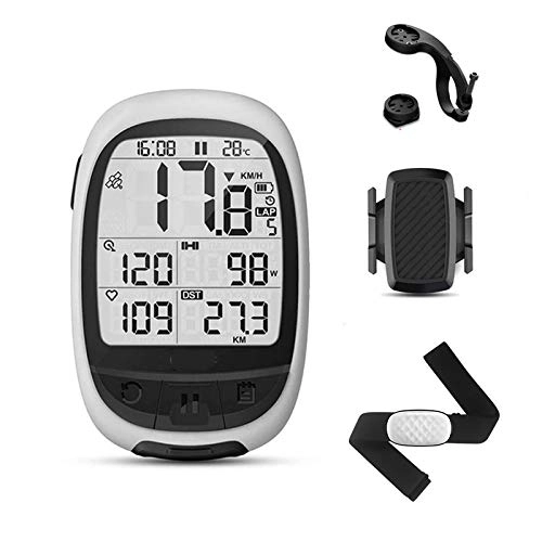 Ordinateurs de vélo : YUNDING Compteur kilométrique GPS Bicycle Computer Wireless Speedometer Ble4.0 / antmd Bike Odometer Speed / Cadence Sensor Heart Rate Monitor Optionnel