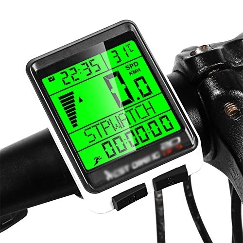 Ordinateurs de vélo : YWZQ Chronomètre vélo, Compteur de Vitesse Portable Ordinateur de vélo LED Lumineux vélo odomètre Chronomètre