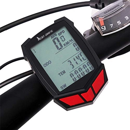 Ordinateurs de vélo : YWZQ Ordinateur de vélo sans Fil, 20 Fonctions Compteur de Vitesse Compteur kilométrique vélo sans Fil VTT Vélo Chronomètre Ordinateur de vélo, Noir