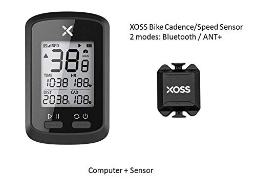 Ordinateurs de vélo : ZHANGJI Compteur de Vitesse de Bicyclette-IPX7 Ordinateur de vlo G + GPS sans Fil Compteur de Vitesse VTT Vlo Bluetooth Ant + avec Ordinateurs de vlo Cadence
