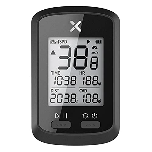 Ordinateurs de vélo : Zhongchao Ordinateur de vélo GPS multifonction sans fil Bluetooth avec écran LCD HD étanche