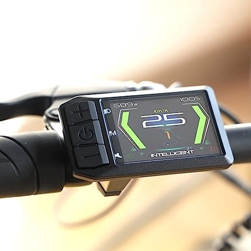 Ordinateurs de vélo : Écran LCD de vélo électrique, panneau de compteur LCD intégré de couleur de 6, 1 cm, adapté pour vélo électrique 600C / 500C