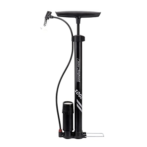 Pompes à vélo : Abaodam 1 pompe à vélo portable pour VTT avec manomètre - Pompe à air haute pression pour la maison et l'extérieur.