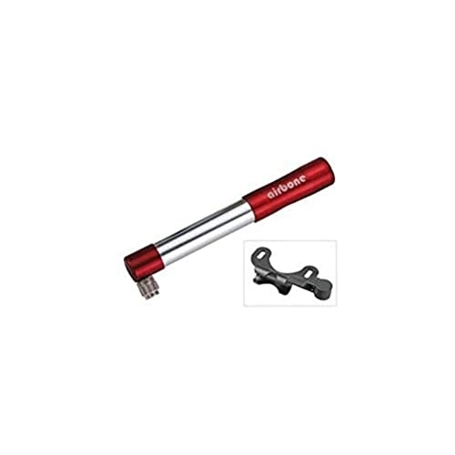 Pompes à vélo : Airbone 2191203012 Mini Pompe, Rouge, 15 x 2 x 2 cm