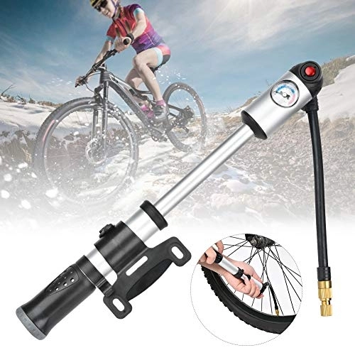 Pompes à vélo : Alliage d'aluminium de pompe de vélo de pompe à main de pneu de vélo, pour le vélo de montagne