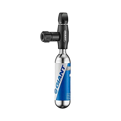 Pompes à vélo : DYHM Control Blast 0 CO2 Tête de gonfleur Mini pompe pour vélo Presta Schrader Valve Pompes Outils de vélo (Couleur : Noir)