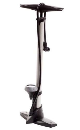 Pompes à vélo : EyezOff EZ55 Pompe à pied haute pression pour vélo 11 BAR - avec manomètre et poignée ergonomique (baril en acier)