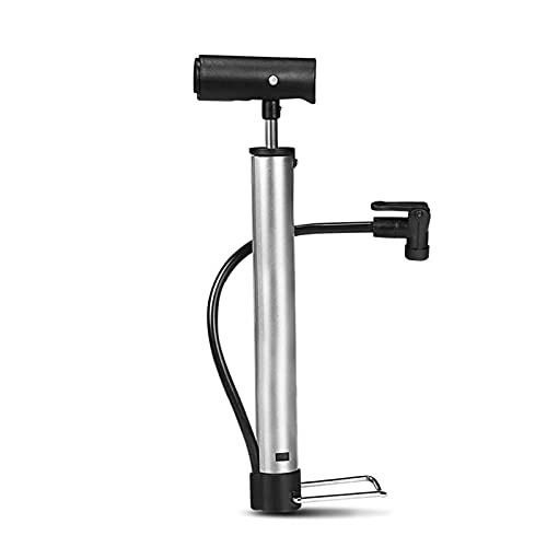 Pompes à vélo : JIEYANG YouCg Alliage d'aluminium Pompe à vélo portatif léger avec Pompe à vélo de Course de gabarits Mini-air Multifonctionnel (Color : Silver Black)