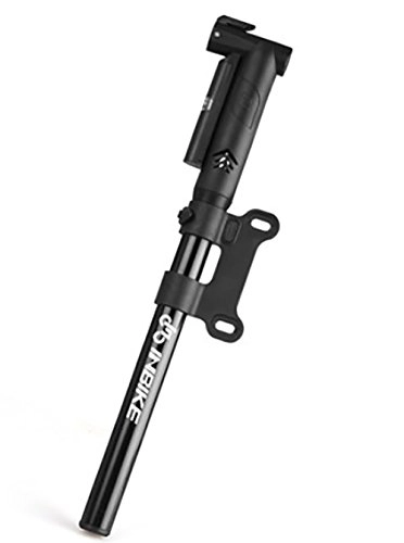 Pompes à vélo : JINGBO Mini Pompe à air de Bicyclette portatif Pression 130Psi avec manomètre / Bleu / Noir / Bicyclette / Boule, Noir