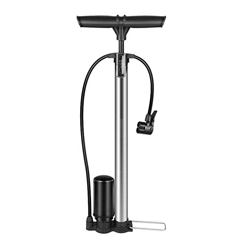 Pompes à vélo : LA TALUS Pompe à vélo portable en acier inoxydable, pompe à cadre portable, pompe à pneu de vélo pour vélos de route et de montagne