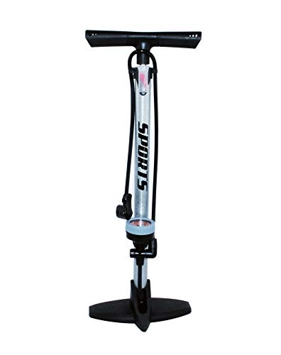 Pompes à vélo : LEYENDAS Pompe de gonflage de Sol Portable avec manomètre Professionnel pour vélos et Motos
