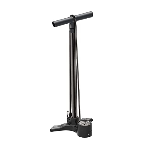 Pompes à vélo : LEZYNE Macro Floor Drive DVR Pompe à air sur Pied Noir Brillant 220 psi 1-fp-mafl-v204 Unisexe, Black Gloss, 66, 5cm