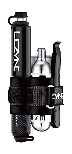 Pompes à vélo : Lezyne Mixte - Adulte CNC Pocket Drive Loaded Mini Pompe Noir 14cm