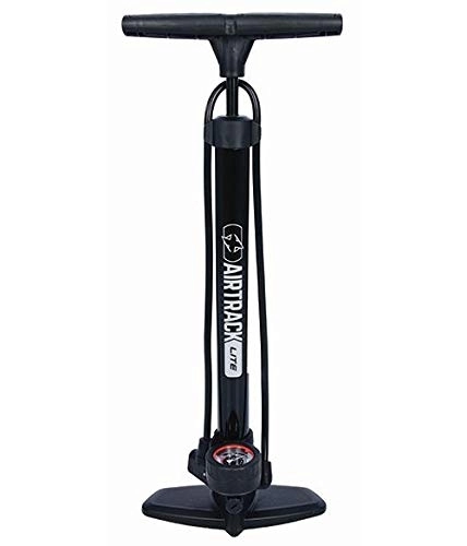 Pompes à vélo : OXC Pompe au sol Airtrack Lite 63 cm en acier 160 Psi Noir