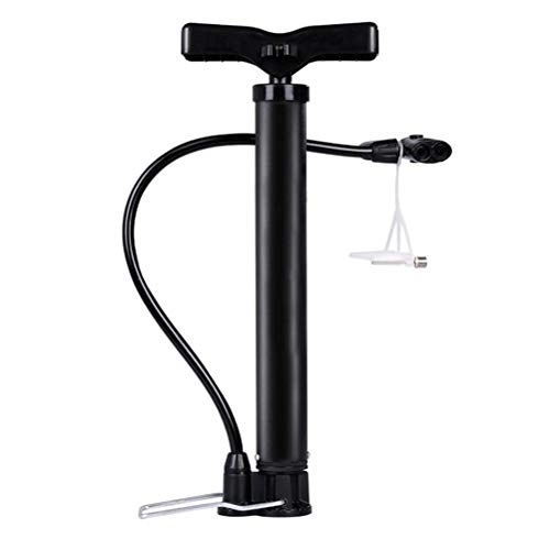 Pompes à vélo : Pompe à pied portable pour vélo, vannes Presta et Schrader automatiquement réversibles Mini pompe à air de vélo 120PSI avec aiguille à bille multifonction