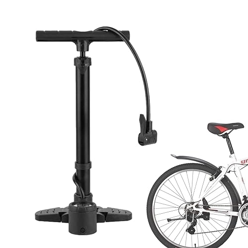 Pompes à vélo : Pompes à vélo avec indicateur PSI, pompe à air à vélo résistante au gel avec indicateur PSI | Gonfleurs pour motos, VTT, vélos de route, matelas pneumatiques, ballons de basket Toilet