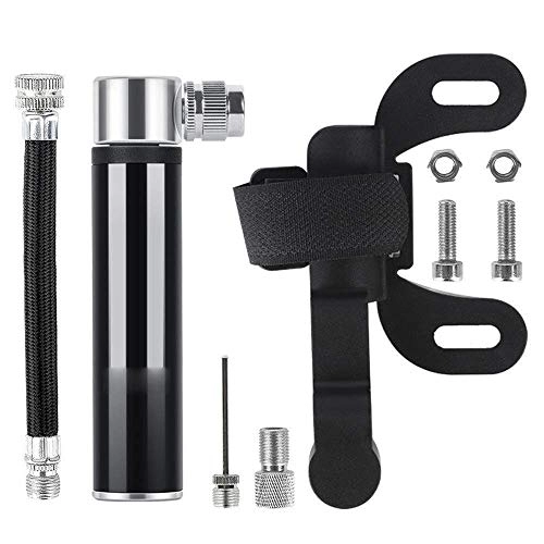 Pompes à vélo : Tools for reparing Portable Mini Bike Pump Fits Presta and Schrader Mini Bicycle Tire Pump with Flexible Air Tube and Mount Kit for Road, Mountain Bikes Bike Floor Pumps Pro Bike Tool Repair Parts