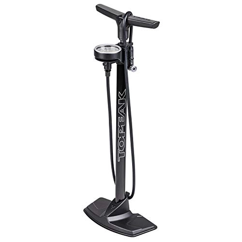 Pompes à vélo : Topeak Joeblow Pro X Pompe à Pied Adulte Unisexe, Noir, 74 x 28 x 14 cm