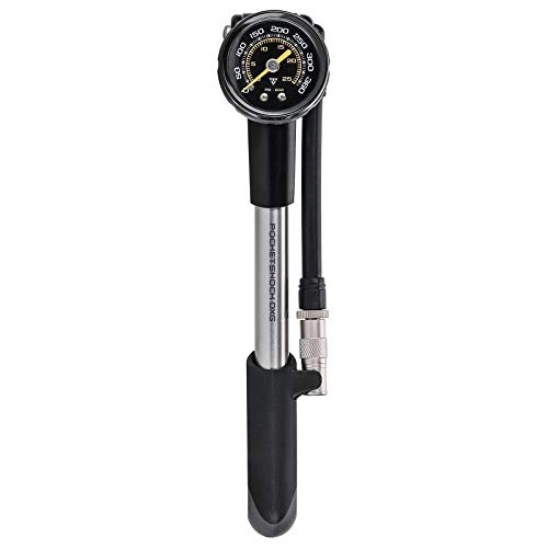 Pompes à vélo : Topeak Pocket Shock DXG Fahrrad Luft Pumpe Kompakt 24, 8 Bar Pressure Rite Ventil, 15700262